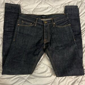 Fear of God Essentials Men's Dark Blue Jeans size 31
